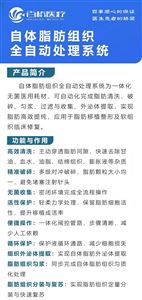 自体脂肪组织全自动处理系统